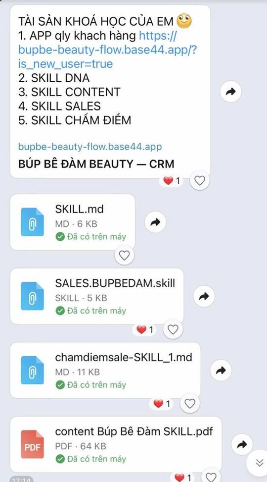 Bộ Skill AI riêng cho doanh nghiệp học viên